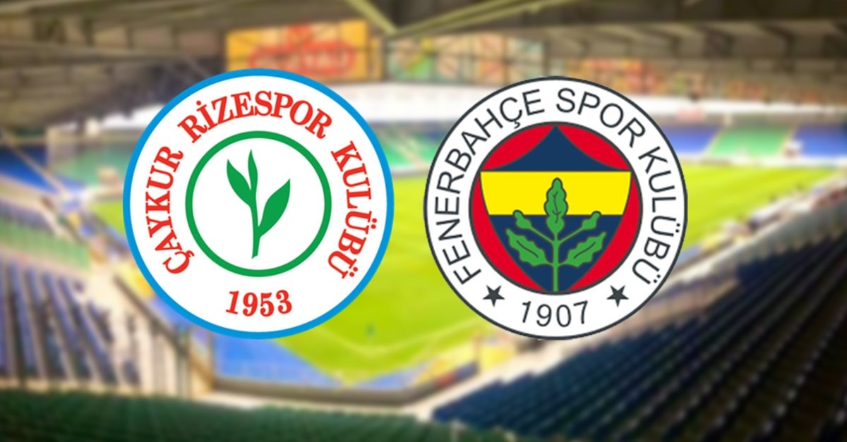 Çaykur Rizespor, deplasmanda Fenerbahçe’yle karşılaşacak
