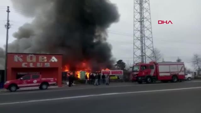 Ordu’da mobilya fabrikasında yangın
