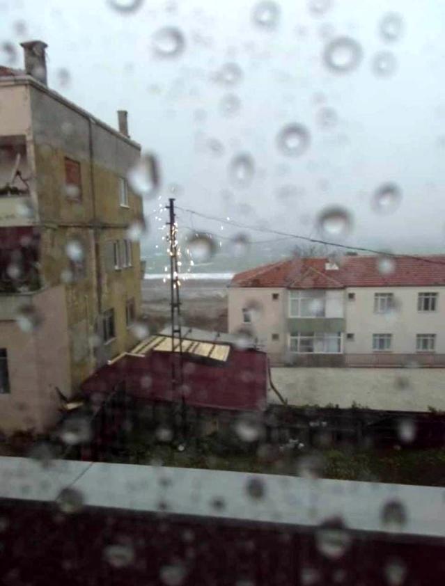 Sinop’taki fırtınadan yeni görüntüler