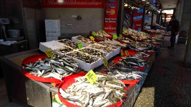 Trabzon’da tezgahları farklı illerden gelen balıklar süslüyor
