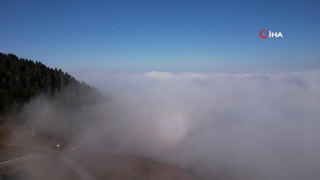 Giresun’dan kartpostallık sis bulutu manzarası