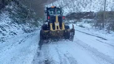 Kar, Doğu Karadeniz’de Ulaşımı Olumsuz Etkiliyor