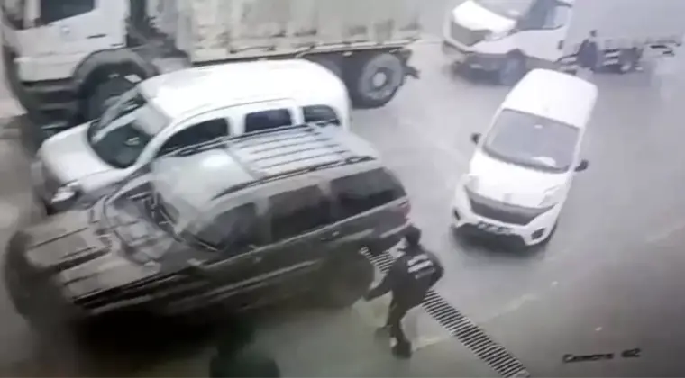 Düzce’de Araç Muayene İstasyonunda Kaza