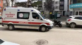 Bolu’da Motosiklet ve Otomobil Çarpıştı
