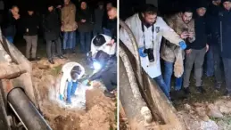 Mezarlığa gömülen esrarengiz paket mahalleliyi ayağa kaldırdı