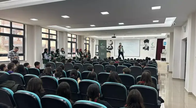 Tokat’ta Yeşilay Şehit Sinan Bilir Ortaokulu’nda tanıtıldı