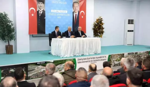 Düzce sohbetlerinin ikincisi Çilimli ilçesinde gerçekleşti