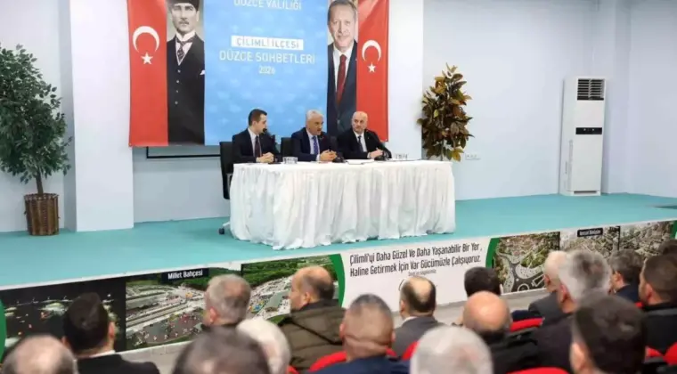 Düzce sohbetlerinin ikincisi Çilimli ilçesinde gerçekleşti